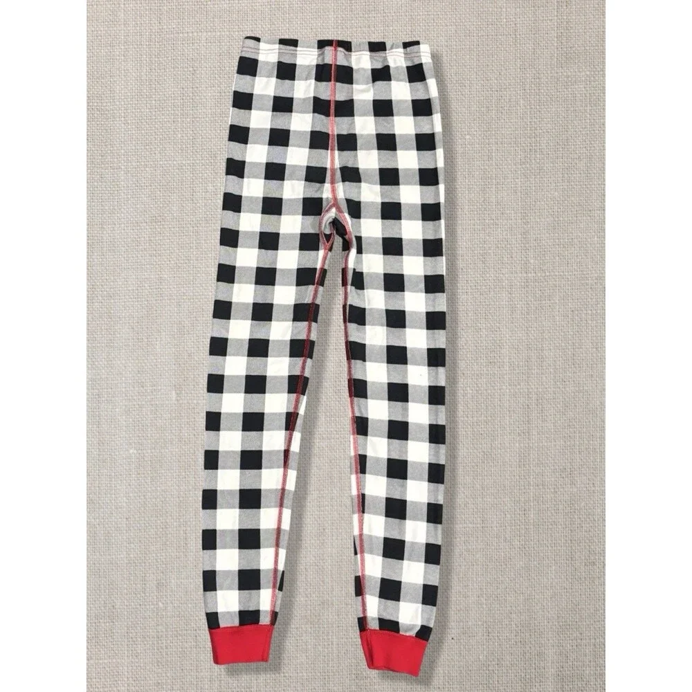 Hanna Andersson Buffalo Plaid Pajama Pants 12 Organic Cotton Christmas Holiday